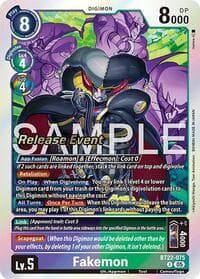 Fakemon - Cyber Eden Release Event Cards - Digimon Card Game card