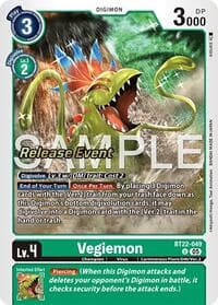 Vegiemon - Cyber Eden Release Event Cards - Digimon Card Game card