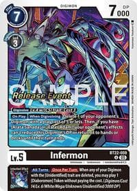 Infermon - Cyber Eden Release Event Cards - Digimon Card Game card