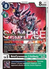 MetalTyrannomon (X Antibody) - Cyber Eden Release Event Cards - Digimon Card Game card
