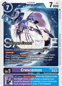 Crescemon - Cyber Eden Release Event Cards - Digimon Card Game card