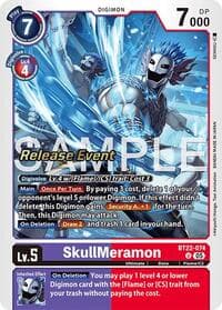 SkullMeramon - Cyber Eden Release Event Cards - Digimon Card Game card