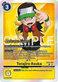Torajiro Asuka - Cyber Eden Release Event Cards - Digimon Card Game card
