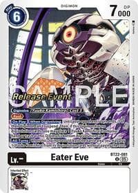 Eater Eve - Cyber Eden Release Event Cards - Digimon Card Game card