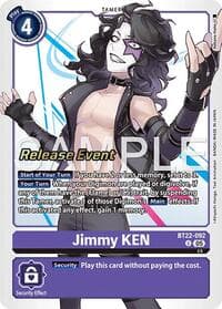 Jimmy KEN - Cyber Eden Release Event Cards - Digimon Card Game card