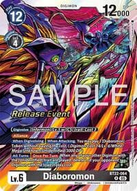 Diaboromon - Cyber Eden Release Event Cards - Digimon Card Game card