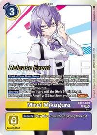 Mirei Mikagura - Cyber Eden Release Event Cards - Digimon Card Game card