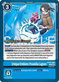 Unique Emblem: Poseidia Lagoon - Cyber Eden Release Event Cards - Digimon Card Game card