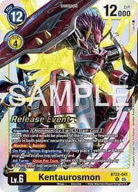 Kentaurosmon - Cyber Eden Release Event Cards - Digimon Card Game card