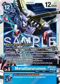 MetalGarurumon - Cyber Eden Release Event Cards - Digimon Card Game card