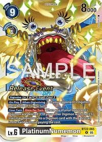 PlatinumNumemon - Cyber Eden Release Event Cards - Digimon Card Game card
