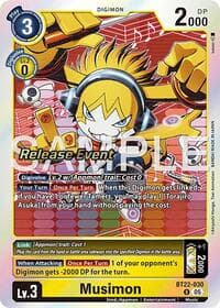 Musimon - Cyber Eden Release Event Cards - Digimon Card Game card