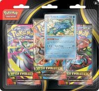 Mega Evolution 3 Pack Blister [Golduck] - ME01: Mega Evolution - Pokemon card
