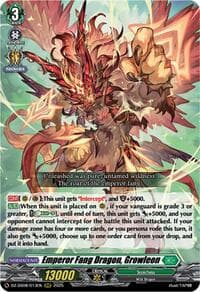 Emperor Fang Dragon, Growleon (RRR) - DZ-SS08: Festival Booster 2025 - Cardfight Vanguard card