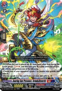 Soaring Sun Presence, Forwd&Revertis (RRR) - DZ-SS08: Festival Booster 2025 - Cardfight Vanguard card