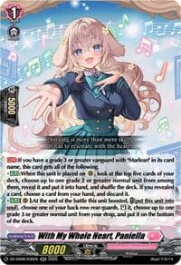 With My Whole Heart, Paniella - DZ-SS08: Festival Booster 2025 - Cardfight Vanguard card