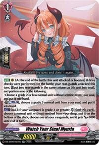 Watch Your Step! Myurla - DZ-SS08: Festival Booster 2025 - Cardfight Vanguard card