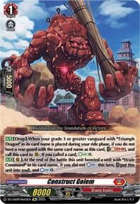 Construct Golem - DZ-SS08: Festival Booster 2025 - Cardfight Vanguard card