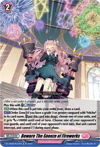 Beware The Sneeze of Fireworks - DZ-SS08: Festival Booster 2025 - Cardfight Vanguard card