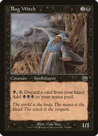 Bog Witch - Mercadian Masques - Magic: The Gathering card
