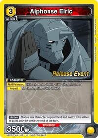 Alphonse Elric (001) - UE09BT: FULLMETAL ALCHEMIST Release Event Cards - Union Arena card