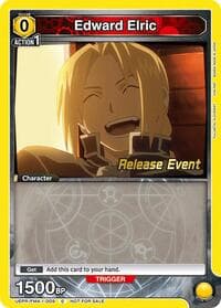 Edward Elric (009) - UE09BT: FULLMETAL ALCHEMIST Release Event Cards - Union Arena card