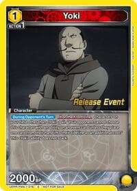 Yoki - UE09BT: FULLMETAL ALCHEMIST Release Event Cards - Union Arena card