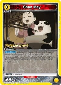 Shao May - UE09BT: FULLMETAL ALCHEMIST Release Event Cards - Union Arena card