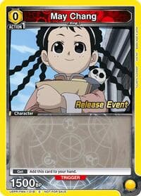 May Chang (019) - UE09BT: FULLMETAL ALCHEMIST Release Event Cards - Union Arena card