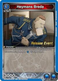 Heymans Breda - UE09BT: FULLMETAL ALCHEMIST Release Event Cards - Union Arena card