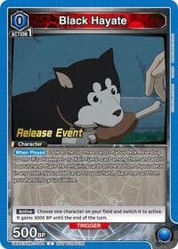 Black Hayate - UE09BT: FULLMETAL ALCHEMIST Release Event Cards - Union Arena card
