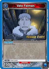 Vato Falman - UE09BT: FULLMETAL ALCHEMIST Release Event Cards - Union Arena card