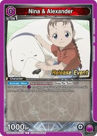 Nina & Alexander (074) - UE09BT: FULLMETAL ALCHEMIST Release Event Cards - Union Arena card