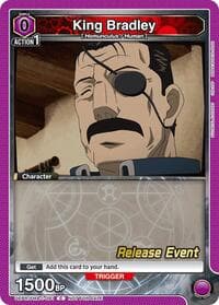 King Bradley (091) - UE09BT: FULLMETAL ALCHEMIST Release Event Cards - Union Arena card