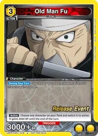 Old Man Fu - UE09BT: FULLMETAL ALCHEMIST Release Event Cards - Union Arena card
