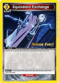 Equivalent Exchange - UE09BT: FULLMETAL ALCHEMIST Release Event Cards - Union Arena card