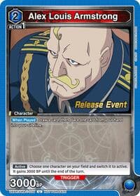 Alex Louis Armstrong (035) - UE09BT: FULLMETAL ALCHEMIST Release Event Cards - Union Arena card