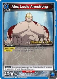 Alex Louis Armstrong (036) - UE09BT: FULLMETAL ALCHEMIST Release Event Cards - Union Arena card