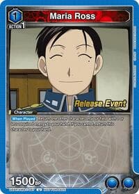 Maria Ross - UE09BT: FULLMETAL ALCHEMIST Release Event Cards - Union Arena card