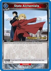 State Alchemists - UE09BT: FULLMETAL ALCHEMIST Release Event Cards - Union Arena card