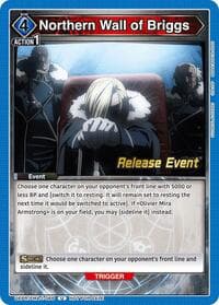 Northern Wall of Briggs - UE09BT: FULLMETAL ALCHEMIST Release Event Cards - Union Arena card