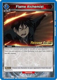 Flame Alchemist - UE09BT: FULLMETAL ALCHEMIST Release Event Cards - Union Arena card