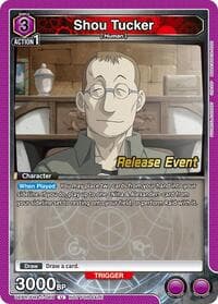 Shou Tucker - UE09BT: FULLMETAL ALCHEMIST Release Event Cards - Union Arena card