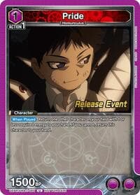 Pride (085) - UE09BT: FULLMETAL ALCHEMIST Release Event Cards - Union Arena card