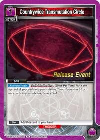 Countrywide Transmutation Circle - UE09BT: FULLMETAL ALCHEMIST Release Event Cards - Union Arena card