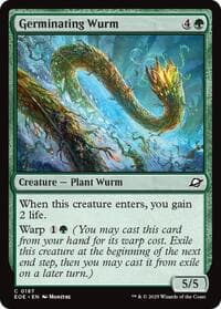 Germinating Wurm - Edge of Eternities - Magic: The Gathering card