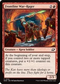Frontline War-Rager - Edge of Eternities - Magic: The Gathering card