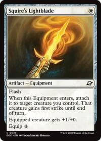 Squire's Lightblade - Edge of Eternities - Magic: The Gathering card