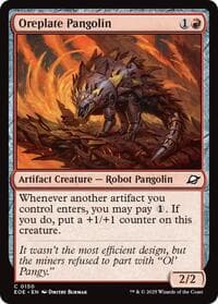 Oreplate Pangolin - Edge of Eternities - Magic: The Gathering card