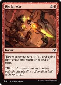 Rig for War - Edge of Eternities - Magic: The Gathering card